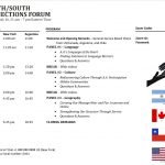 Connections Forum schedule